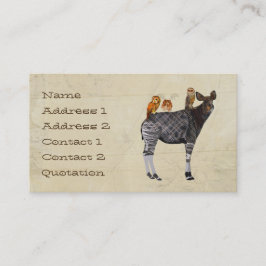 OKAPI u. FEDERN Visitenkarte
