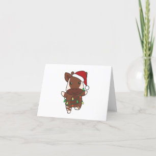 Okapi Weihnachten Winter Tiere Holiday Okapis