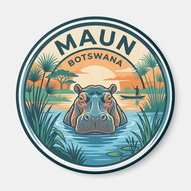 Okavango-Delta Botswana Magnet (Vorne)