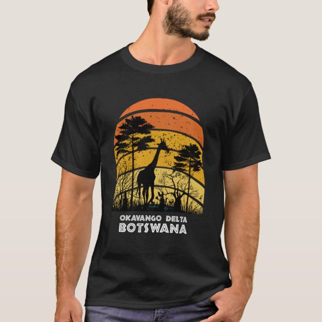 Okavango Delta Botswana Safari Nationalpark Spiel T-Shirt (Vorderseite)