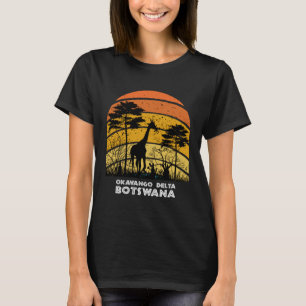 Okavango Delta Botswana Safari Nationalpark Spiel T-Shirt