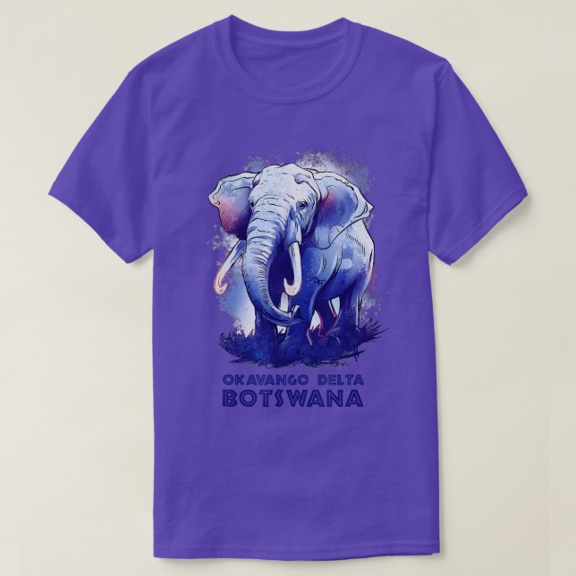 Okavango Delta Botswana Safari Nationalpark Spiel T-Shirt (Design vorne)