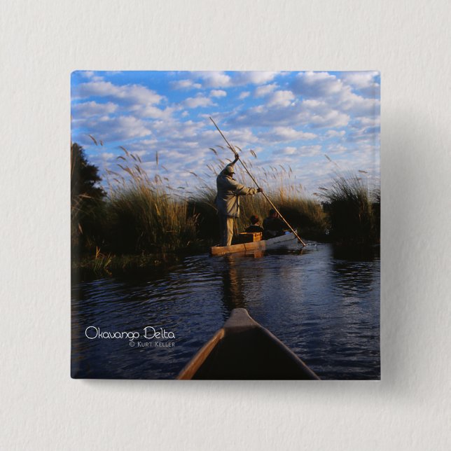 Okavango Delta Button (Vorderseite)
