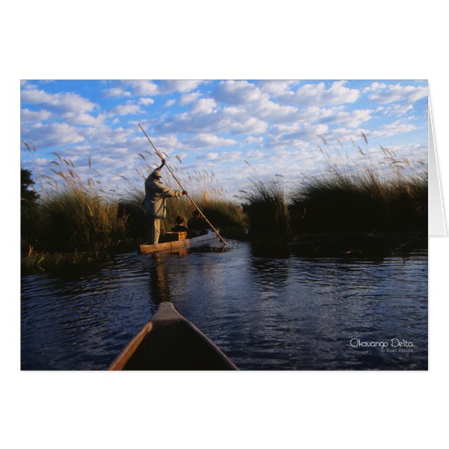 Okavango-Delta-Foto (Vorderseite (Horizontal))
