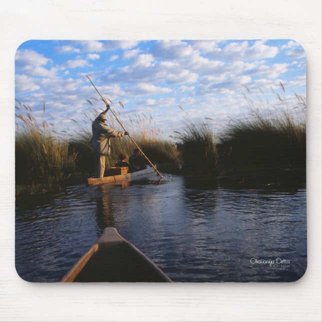 Okavango-Delta-Foto Mousepad (Vorne)