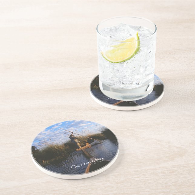 Okavango Delta Getränkeuntersetzer (Seite)