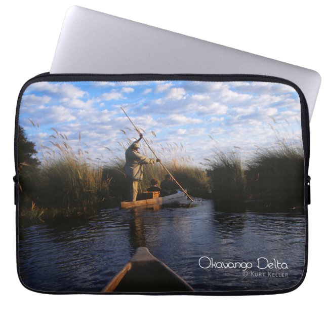 Okavango Delta Laptopschutzhülle (Vorderseite)