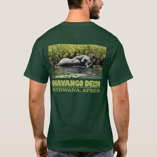 Okavango Delta T-Shirt (Rückseite)