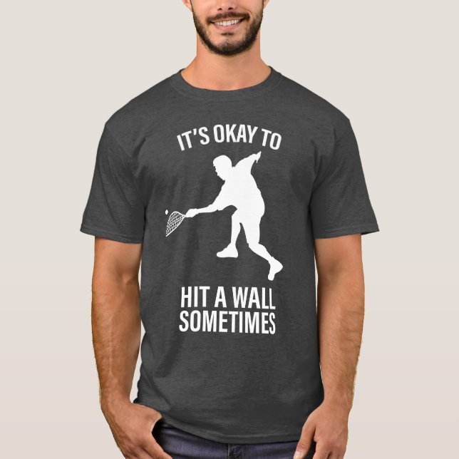 OKAY, einen Wandracquetball-T - Shirt manchmal zu (Vorderseite)