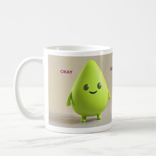 Okay Klassischer Becher Kaffeetasse (Links)