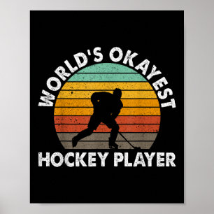 Okayester Eishockeyspieler der Welt Olympischer Ei Poster