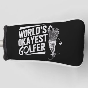 Okayester Golfer der Welt Lustiger Golf Liebhaber  Headcover