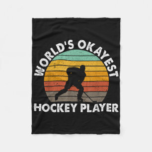 Okayester Hockeyspieler Olympischer Eishockey-Fi Fleecedecke