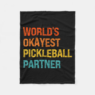 Okayester Pickleball-Partner lustig Pickleball Fleecedecke