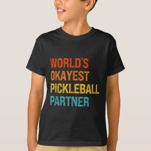 Okayester Pickleball-Partner lustiger Pickleball T-Shirt