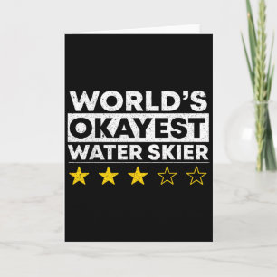 Okayester Wasserskiläufer der Welt Waterski Wasser Karte