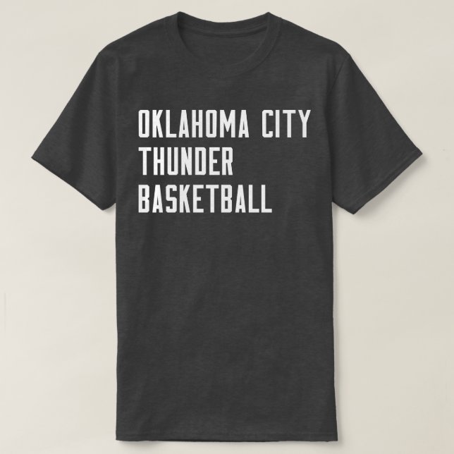 OKC Basketball T-Shirt (Design vorne)