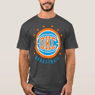 OKC Basketball Vintag erschüttert T-Shirt