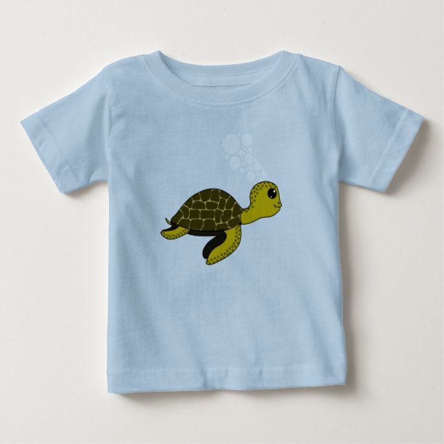 Okeanus der Schildkröte Baby T-shirt (Vorderseite)