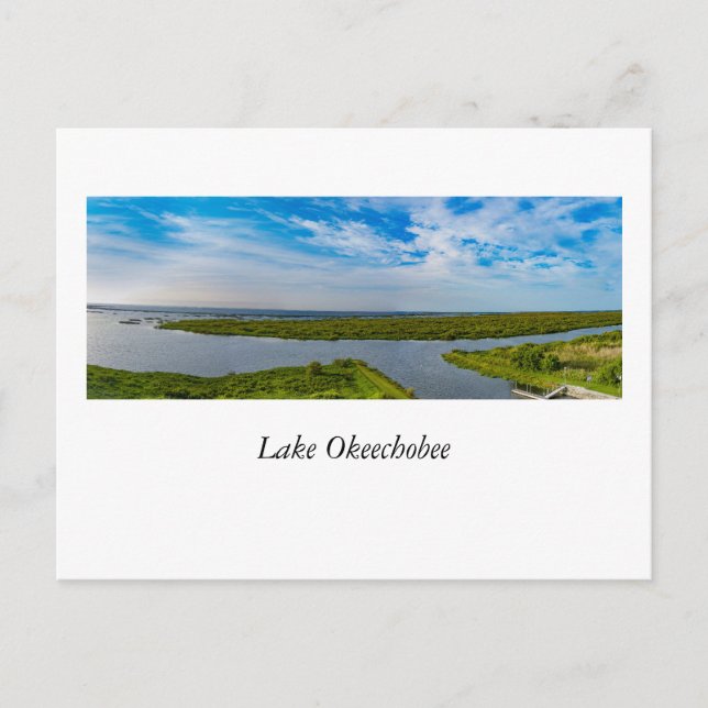 Okeechobee-See Postkarte (Vorderseite)