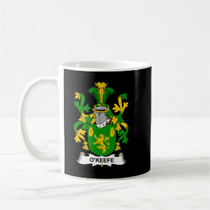 O'Keefe Coat of Arms Familienwappen Kaffeetasse