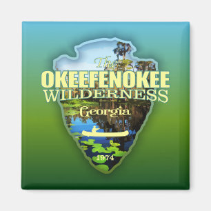 Okeefenokee WA (Pfeilspitzen) Magnet