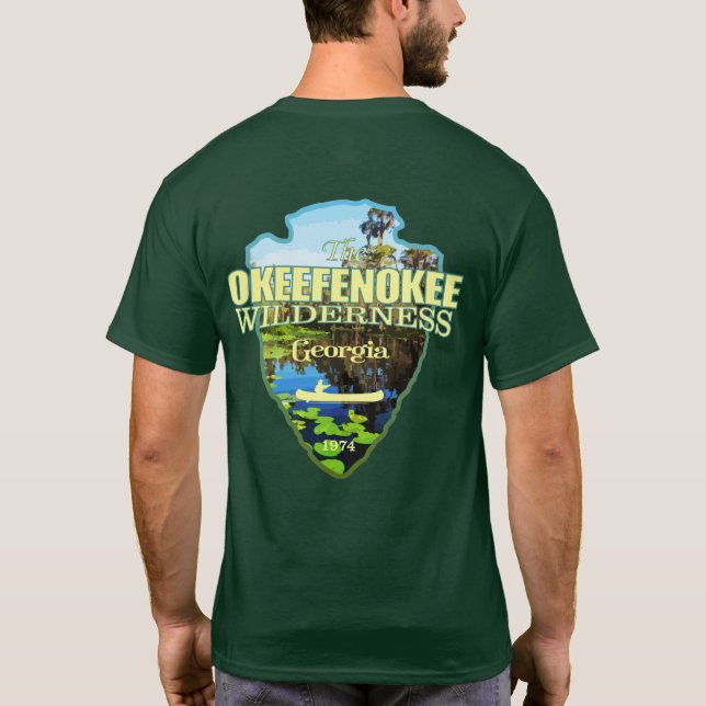 Okeefenokee WA (Pfeilspitzen) T-Shirt (Rückseite)