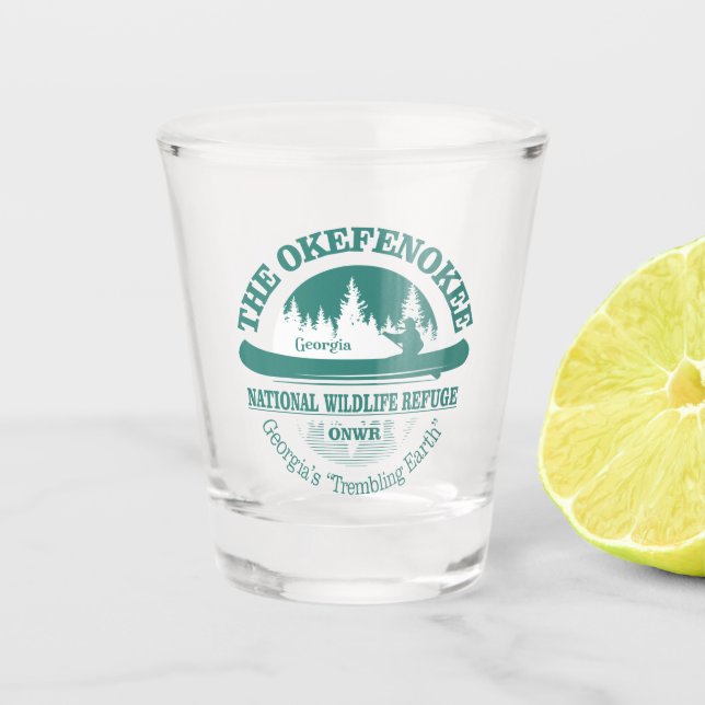 Okefenokee NWR (CT) Schnapsglas (Vorderseite)