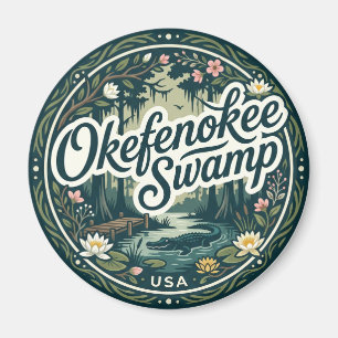 Okefenokee-Sumpf USA Magnet
