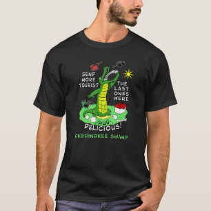 Okefenokee Sümpfe Alligator senden mehr TouristenS T-Shirt