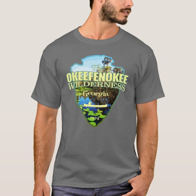 Okefenokee Wilderness Pfeilspitze T-Shirt (Vorderseite)