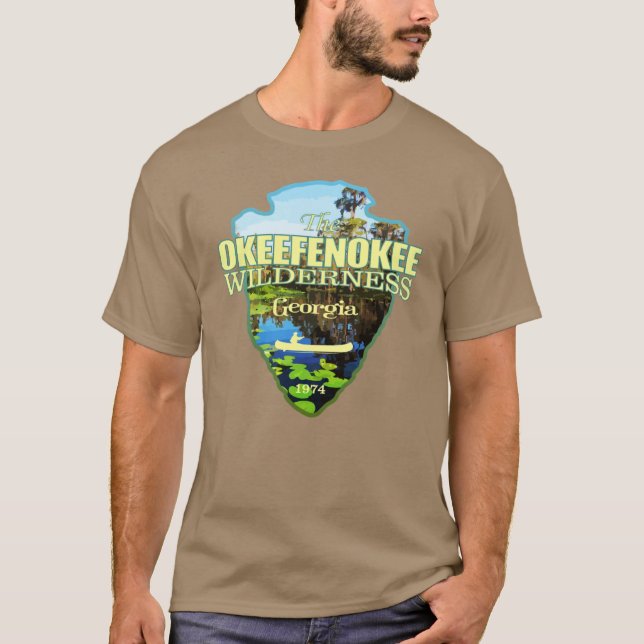 Okefenokee Wilderness Pfeilspitze T-Shirt (Vorderseite)