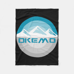 Okemo Berg Vermont Retro Vintage Snowboard Ski Fleecedecke