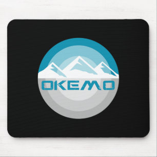Okemo Berg Vermont Retro Vintage Snowboard Ski Mousepad