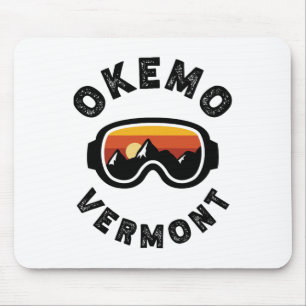 Okemo Skifahren Ski Snowboarden in Vermont Mousepad