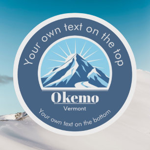 Okemo Vermont Skigebiet Souvenirdekoration Aufkleber