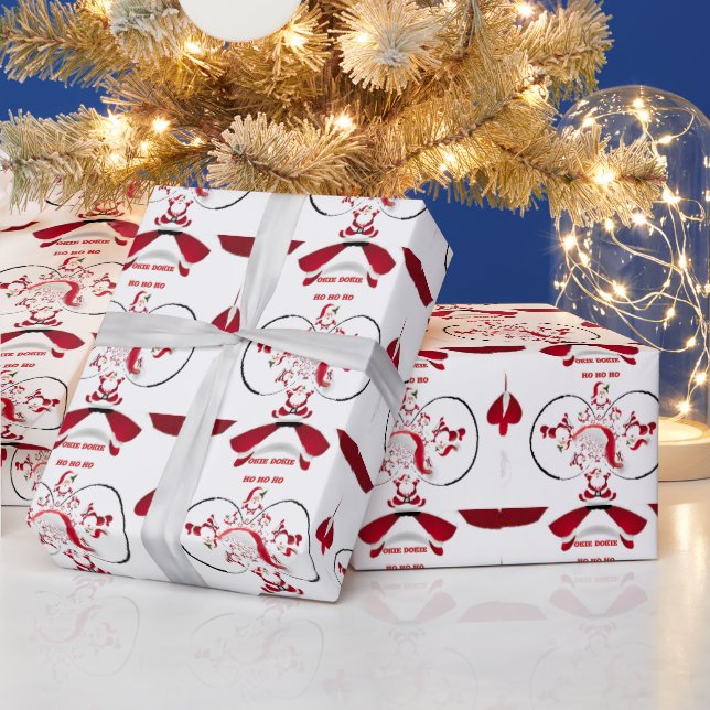 Oki Dokie Santa! Geschenkpapier (Feiertage)