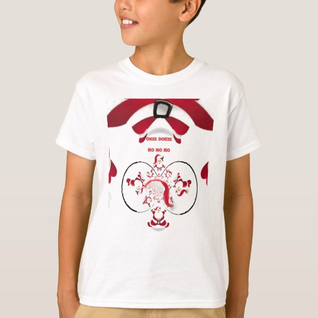 Oki Dokie Santa! T-Shirt (Vorderseite)