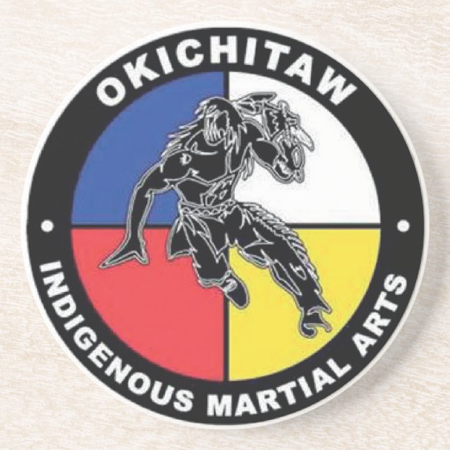 Okichitaw Sandstein-Untersetzer Getränkeuntersetzer (Vorne)