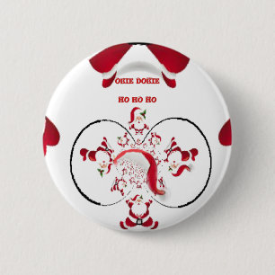 Okie Dokie Hospho Weihnachtsfest Button