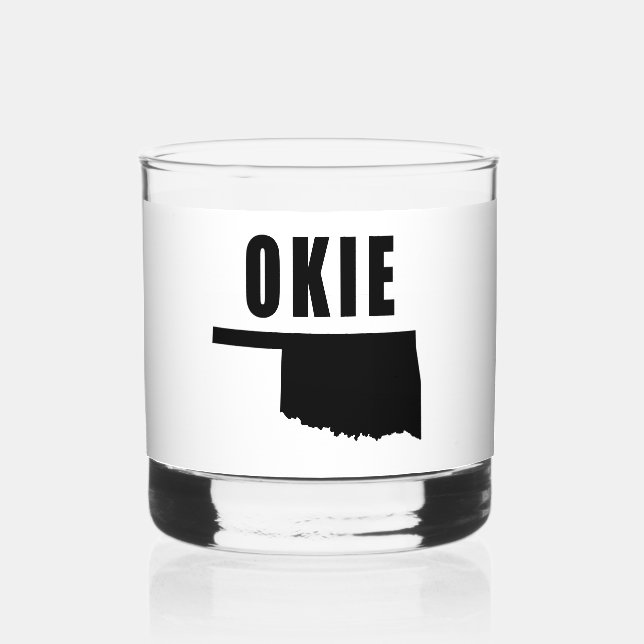 OKIE Oklahoma Whiskyglas (Vorderseite)
