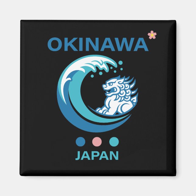 Okinawa Insel Japan Magnet (Vorne)