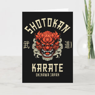 Okinawa Japan Dojo Shotokan Karate Karte