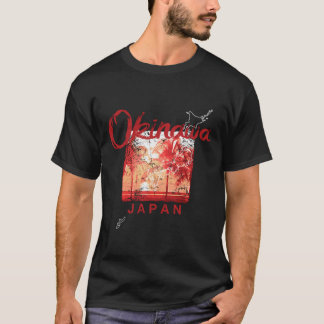 Okinawa Japan Japanischer Retro Vintage Travel T-Shirt