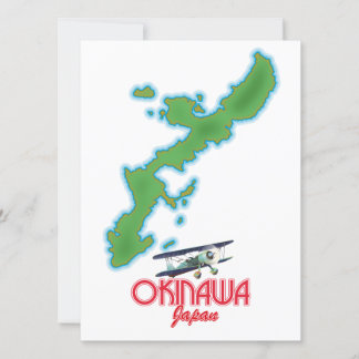 Okinawa Japan Reisekarte