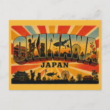 Okinawa Japan Tropisches Paradies Vintage Art