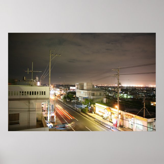 Okinawa Lights Poster (Vorne)