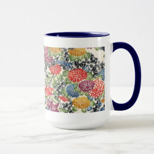 Okinawan Bingata Gewebe Tasse