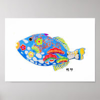 Okinawan in Fischfarbe