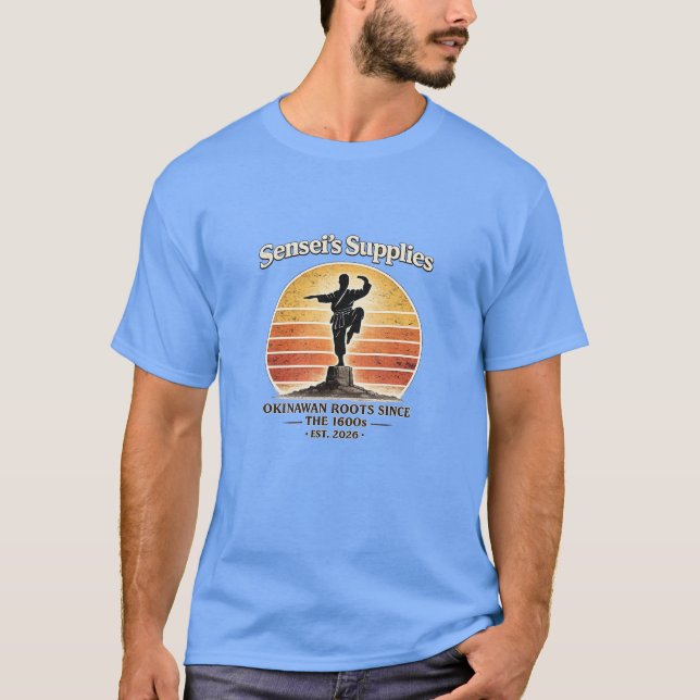 Okinawan Roots Gold T-Shirt (Vorderseite)